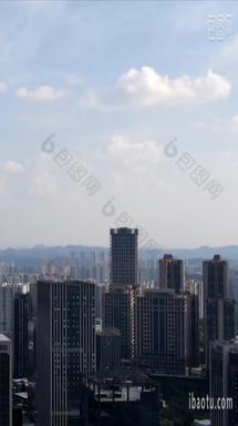 贵州贵阳经济开发区茅台大厦竖屏航拍
